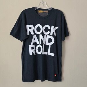 AVIATOR Nation  Mens Tshirt ROCK AND ROLL Size Large Gray